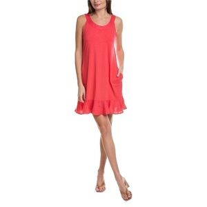 Tommy Bahama Marina Slub Short Sleeveless Dress. Teaberry Size XXS #1294 NWT